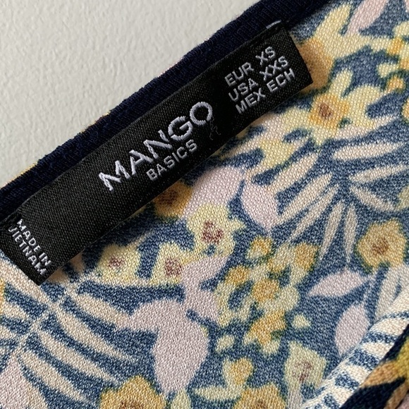 Mango Floral Boho Frill  Neckline Romper Size XXS - Picture 12 of 17